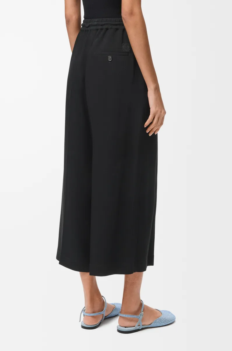 弹性粘胶纤维九分长裤