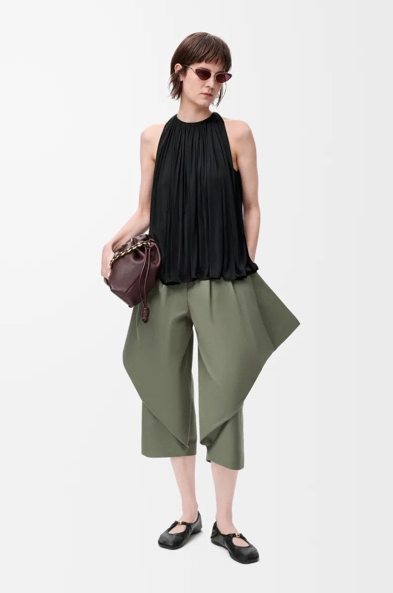 粘胶纤维挂脖上衣