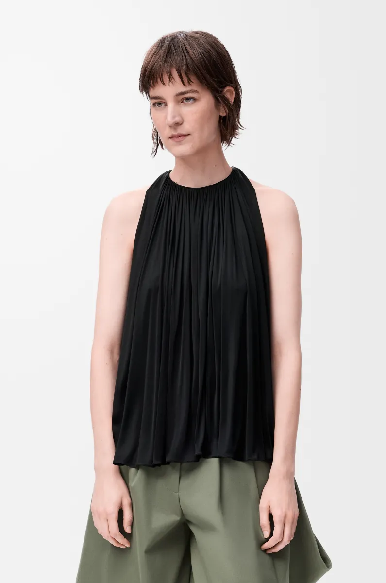 粘胶纤维挂脖上衣