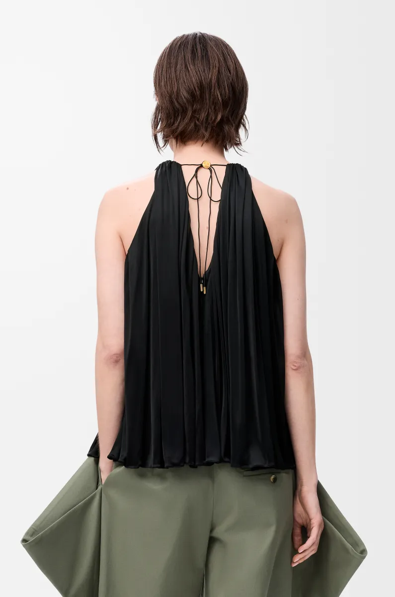 粘胶纤维挂脖上衣