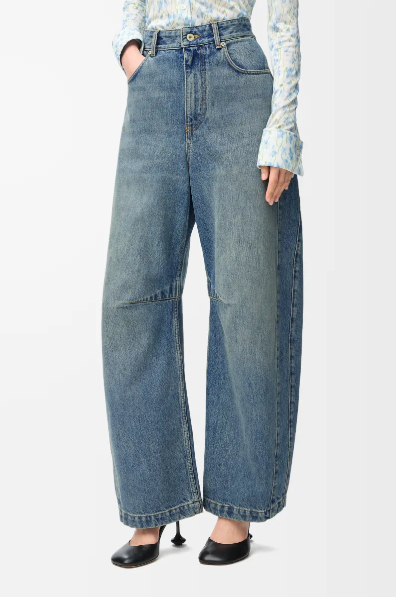 单宁布 Anagram 锥形牛仔裤