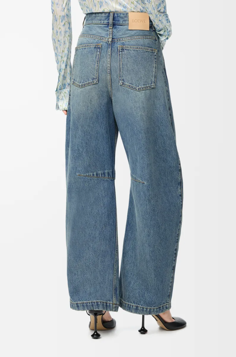 单宁布 Anagram 锥形牛仔裤