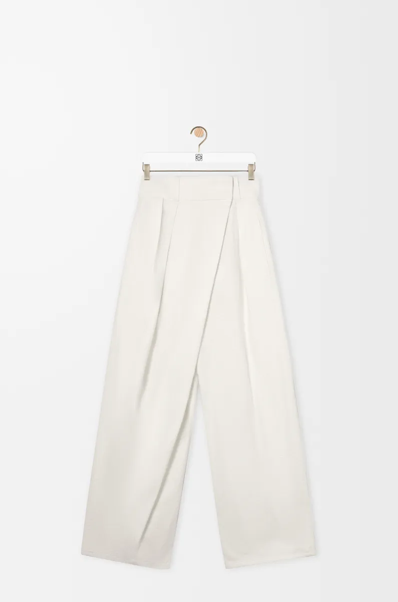 单宁布包裹式牛仔裤