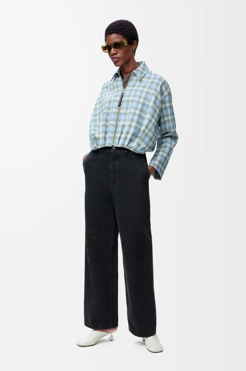 单宁布 Anagram 宽松牛仔裤