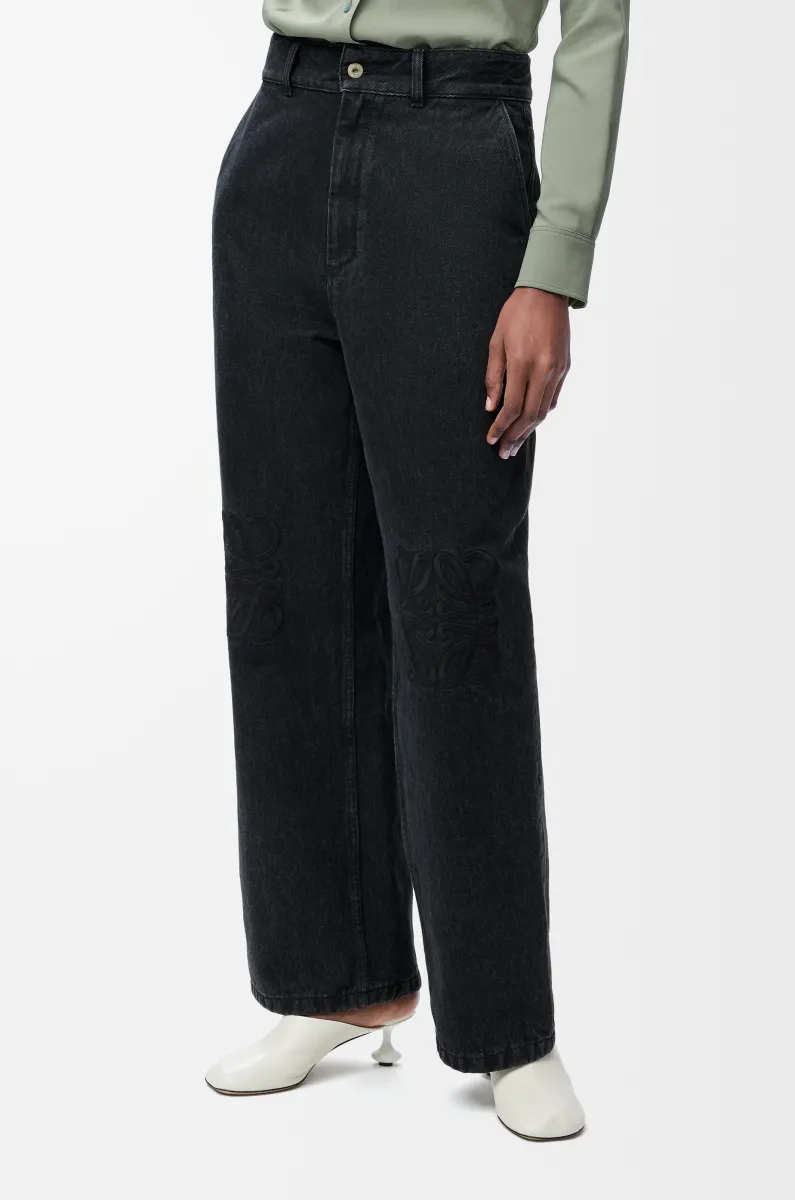 单宁布 Anagram 宽松牛仔裤