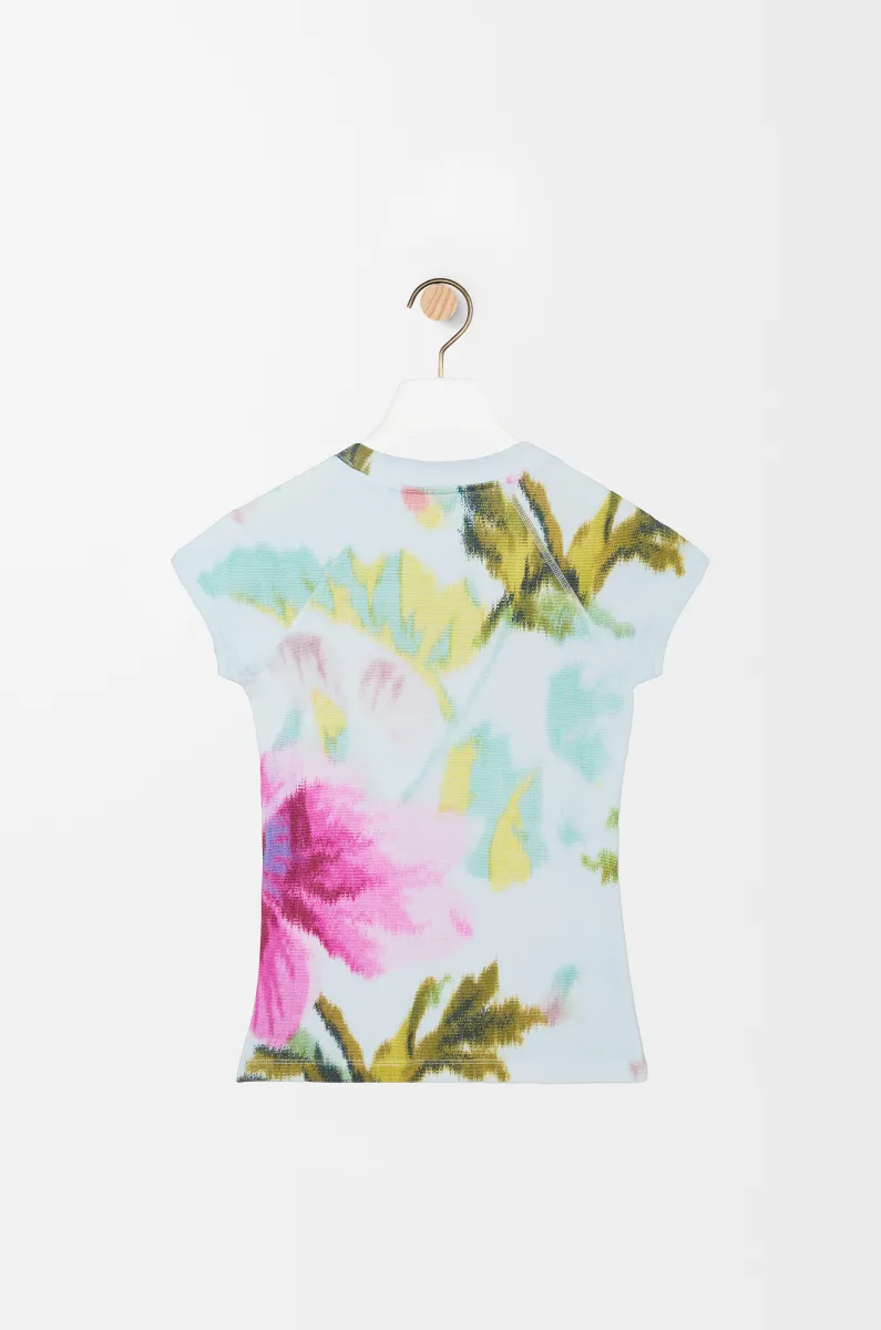 小廓形棉质混纺 T 恤