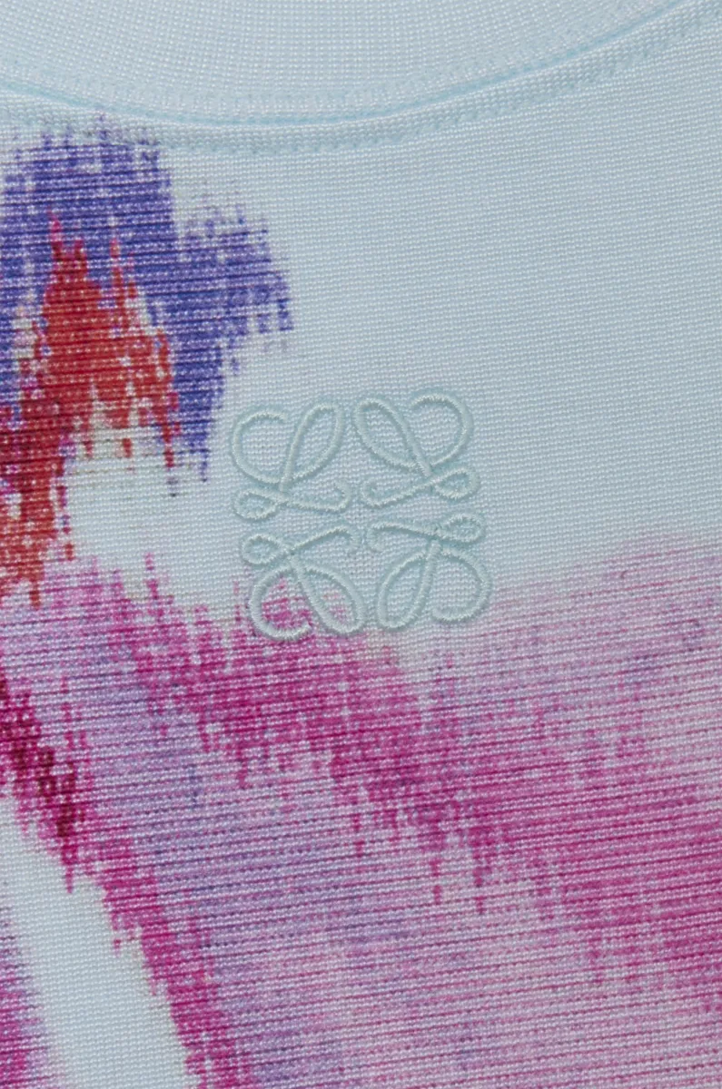 小廓形棉质混纺 T 恤