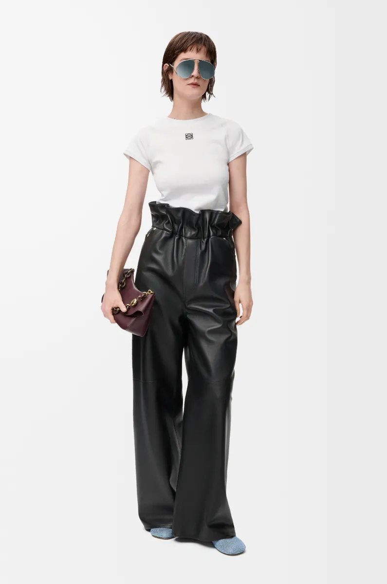 小廓形棉质混纺 T 恤