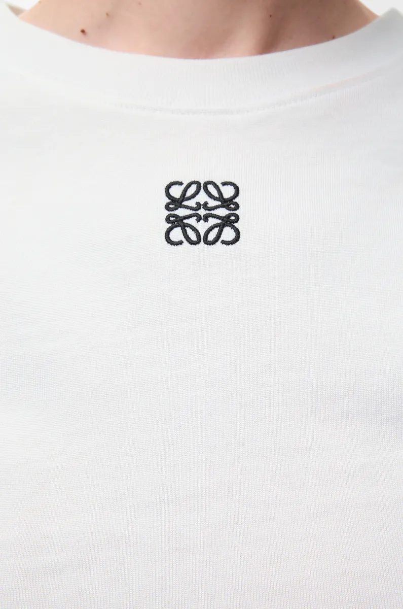 小廓形棉质混纺 T 恤