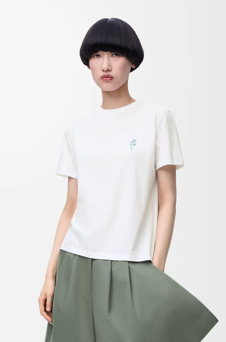 棉质宽松版型 T 恤