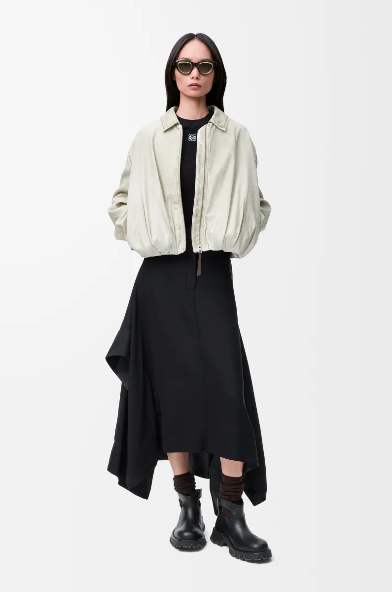 Small fit T-shirt in cotton blend