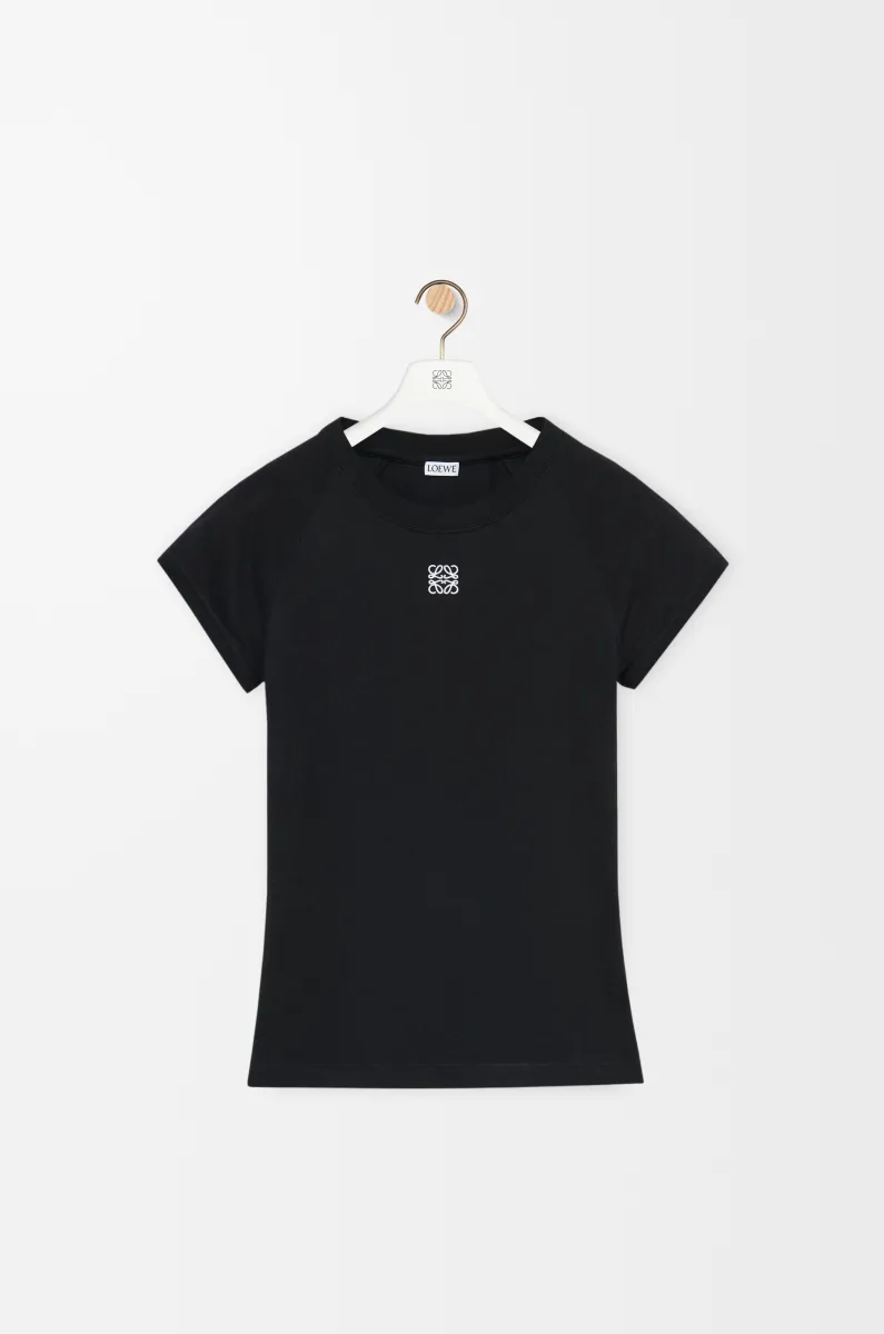 Small fit T-shirt in cotton blend