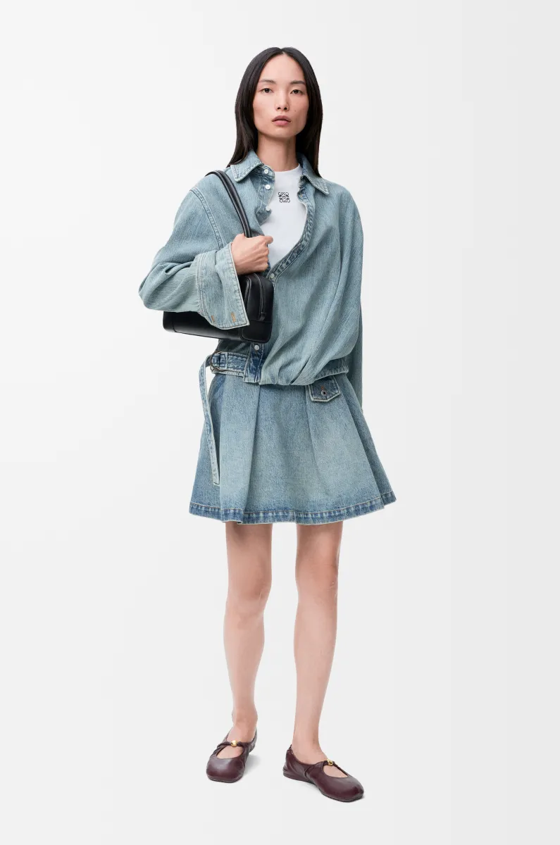 Small fit T-shirt in cotton blend