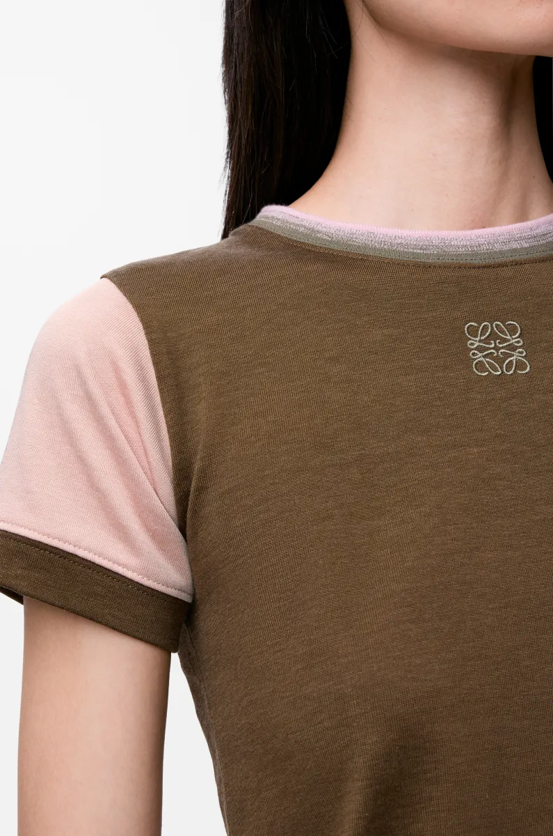 小廓形棉质混纺 T 恤