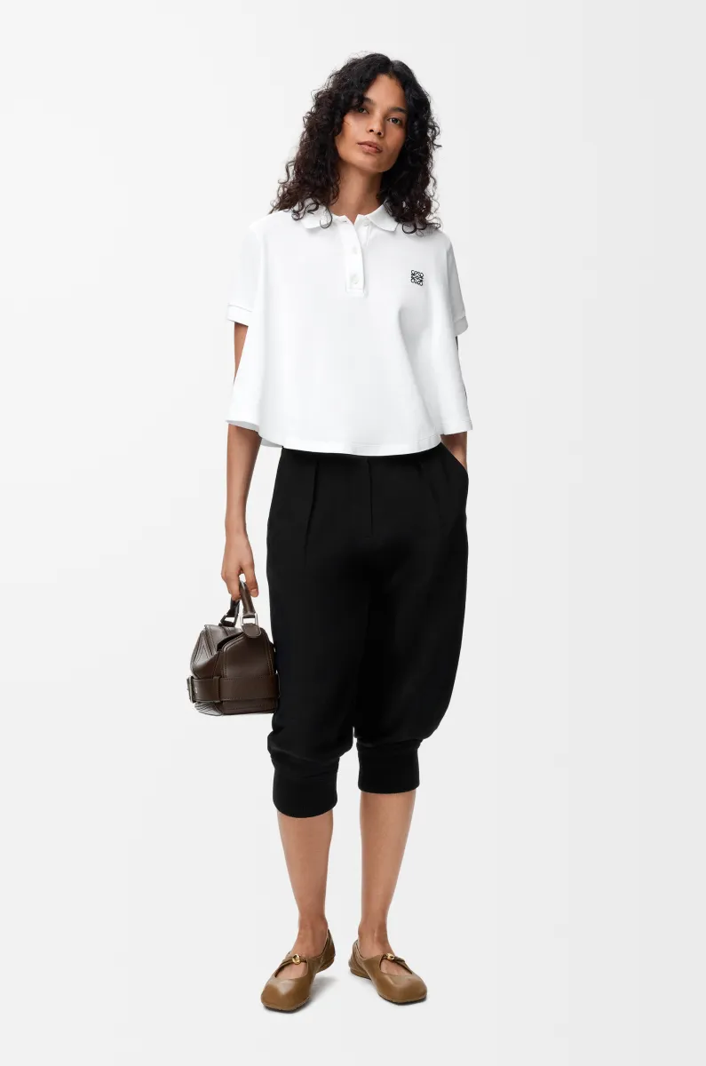 棉质梯形 Polo 衫