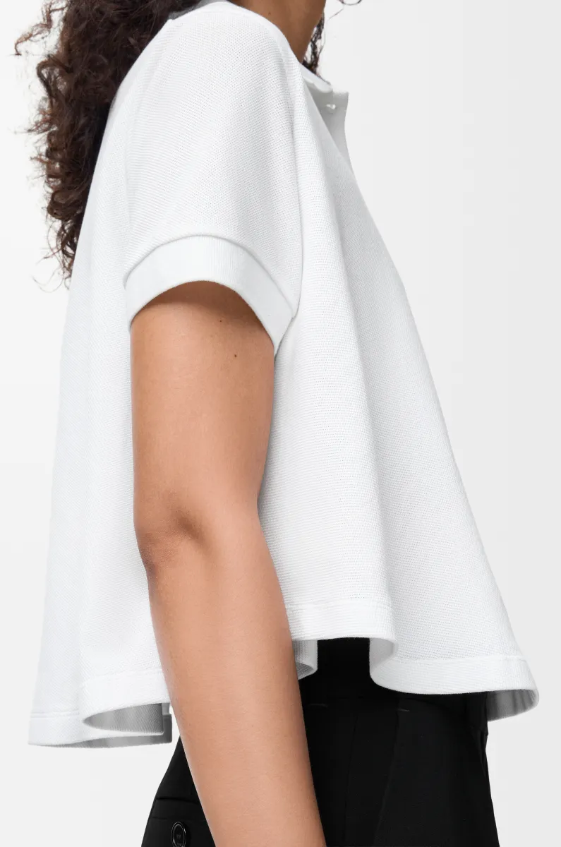 棉质梯形 Polo 衫