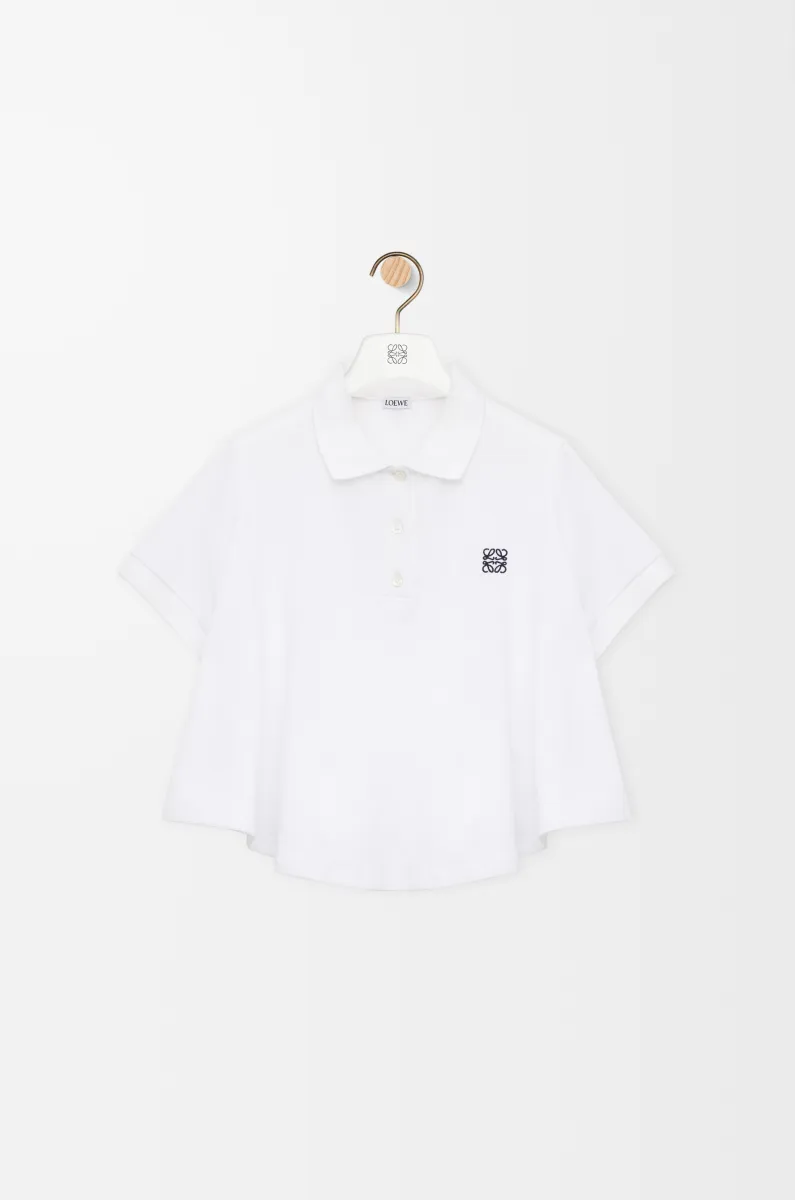 棉质梯形 Polo 衫