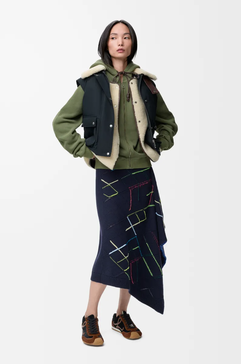 棉质和羊绒 Flamenco 连帽卫衣