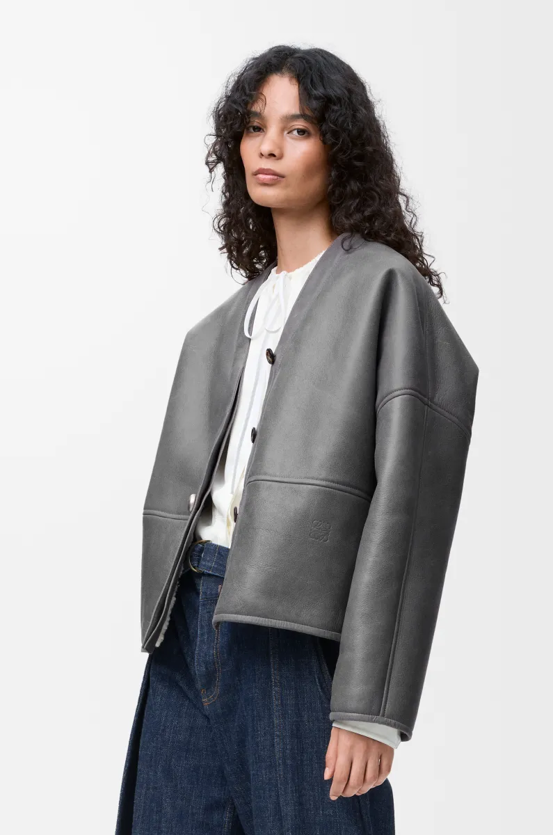 Pebble 剪羊毛开衫