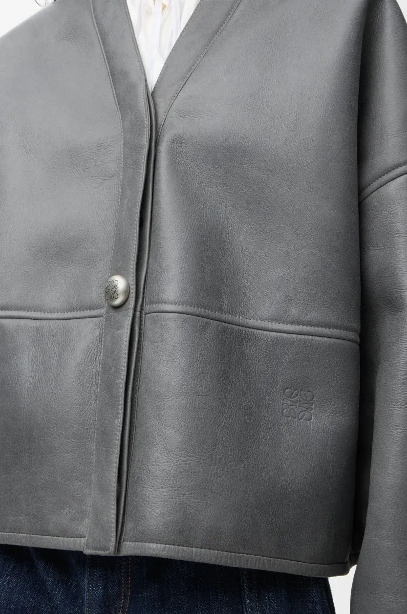 Pebble 剪羊毛开衫