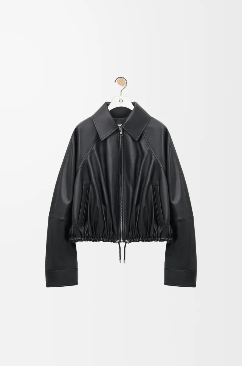 纳帕羊皮革气球夹克