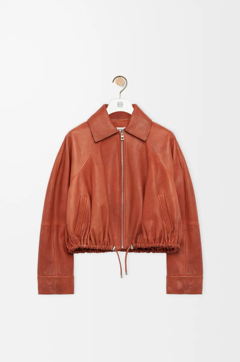 纳帕羊皮革气球夹克