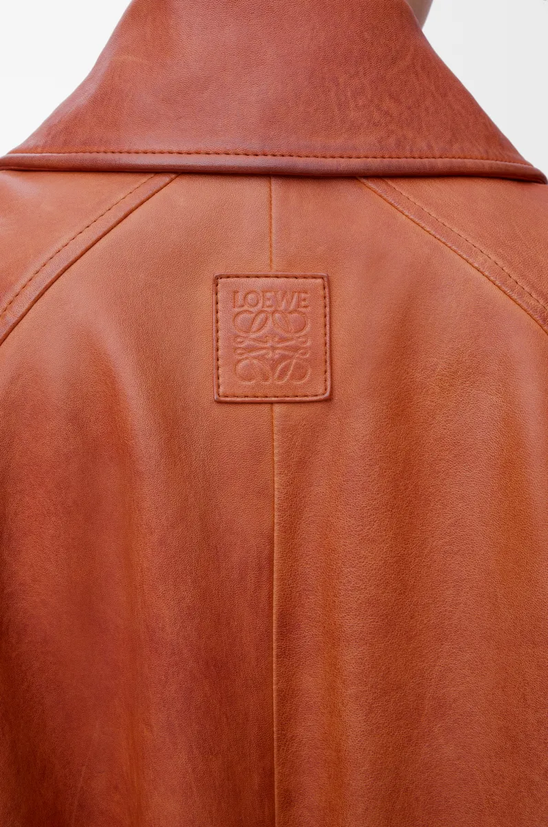 纳帕羊皮革气球夹克