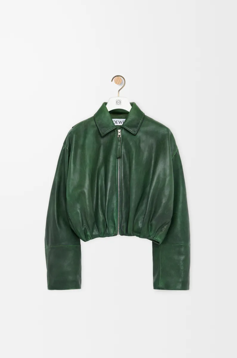 纳帕羊皮革垂坠夹克