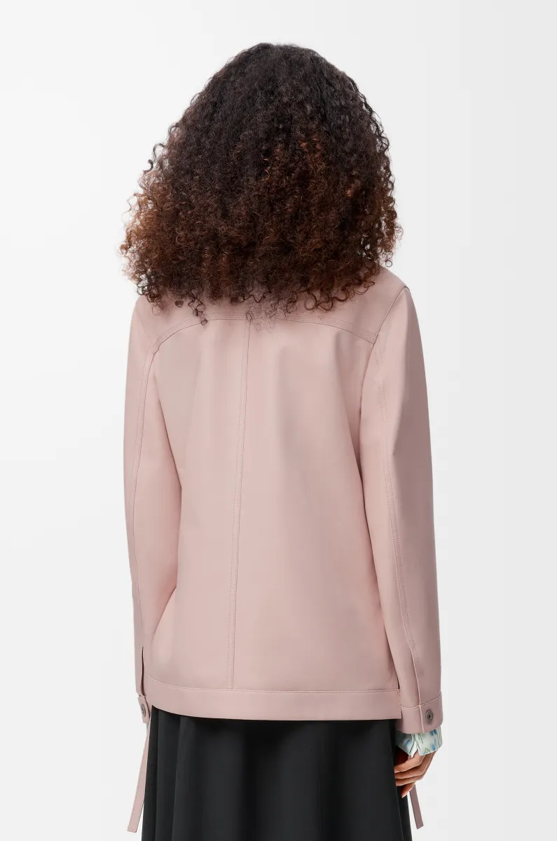 纳帕羊皮革工装夹克