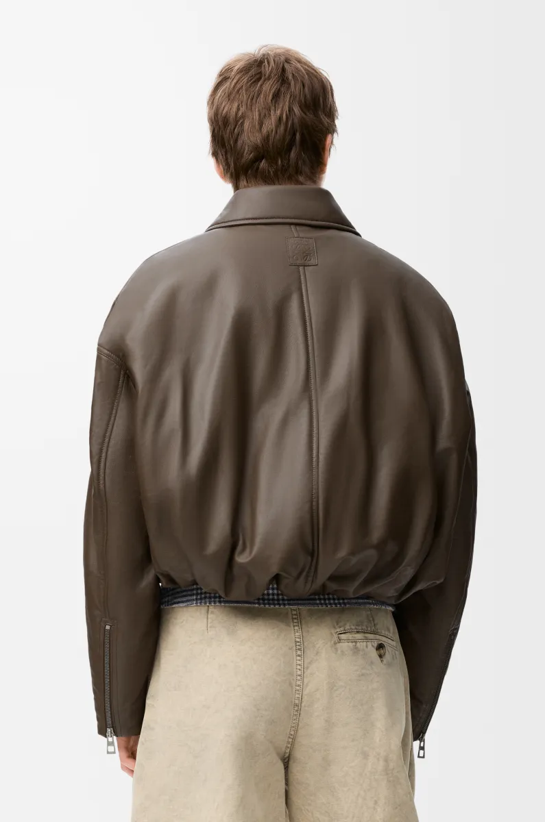 纳帕羊皮革机车夹克