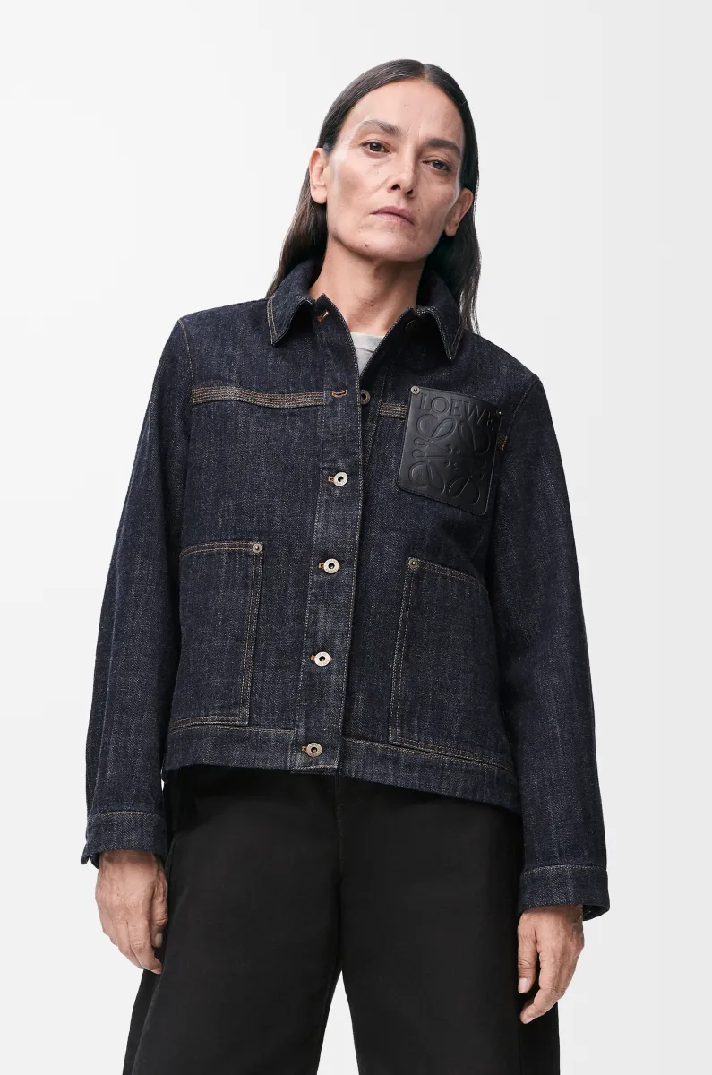 单宁布工装外套