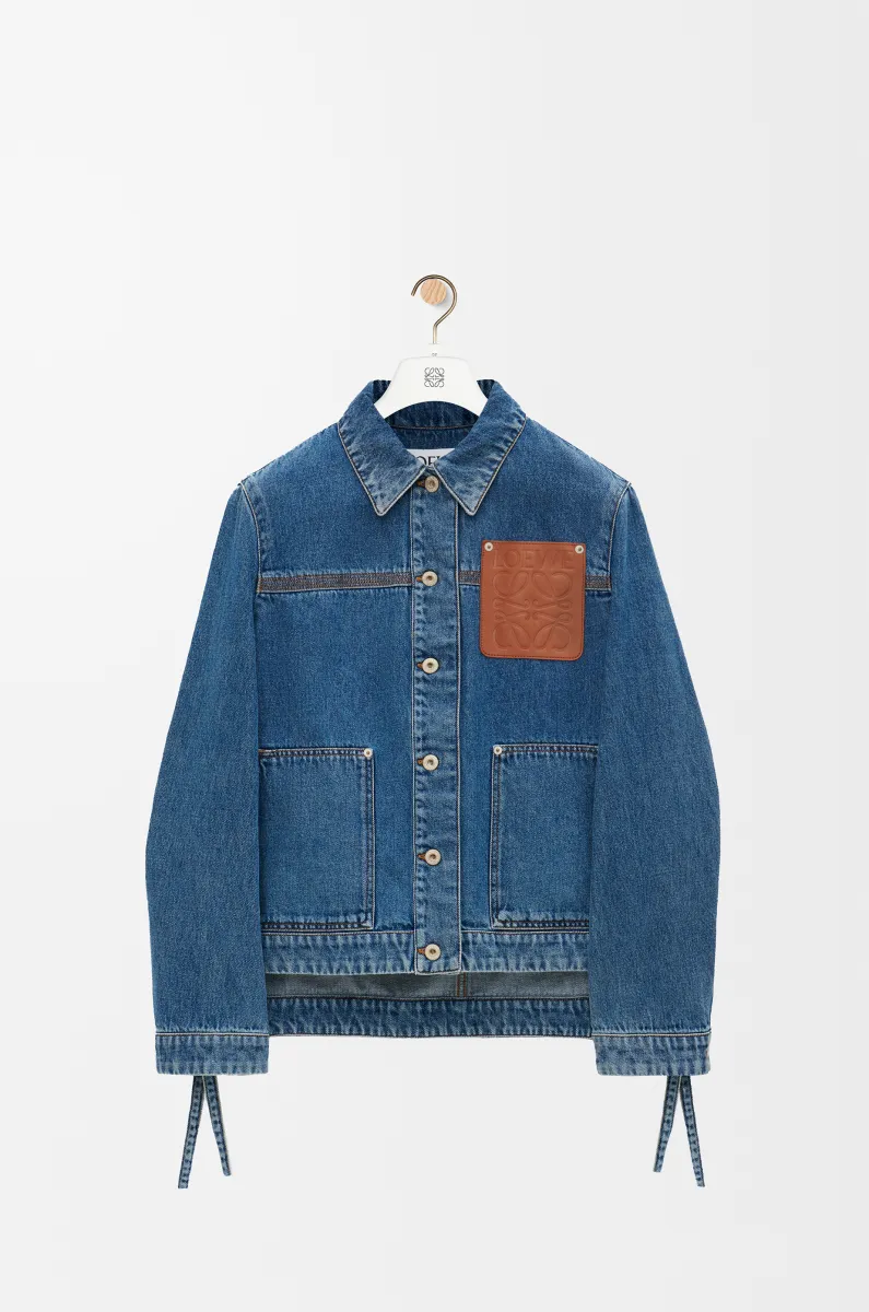 单宁布工装外套