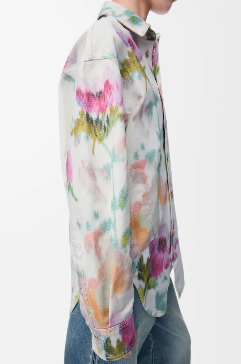 单宁布外套衬衫