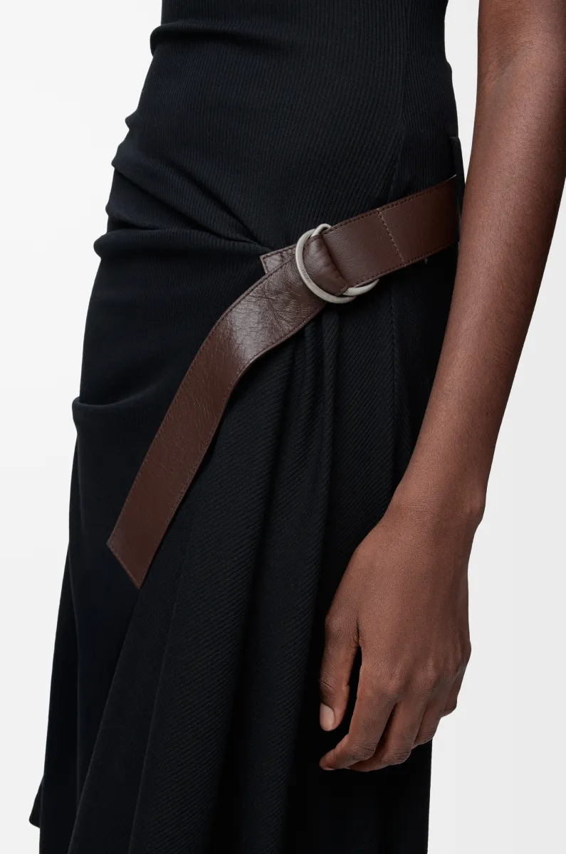 弹性棉质背心连衣裙