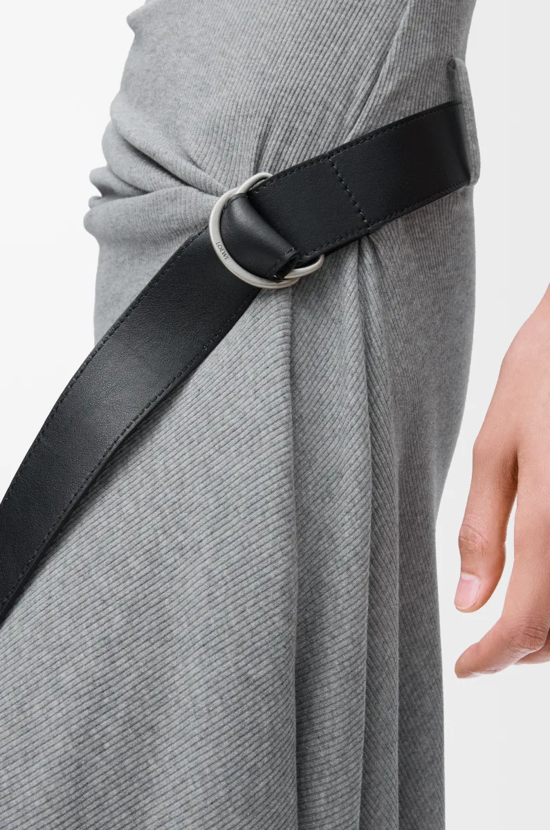 弹性棉质背心连衣裙