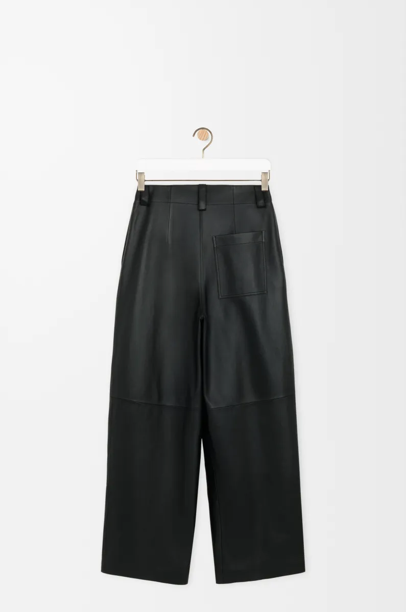 纳帕羊皮革长裤