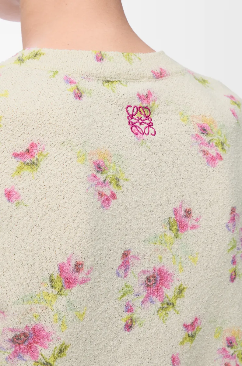 棉质混纺短袖毛衣