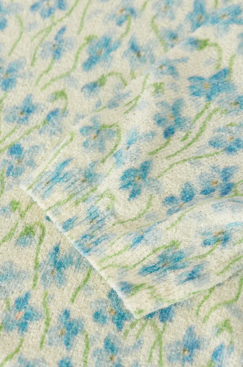 棉质混纺短袖毛衣