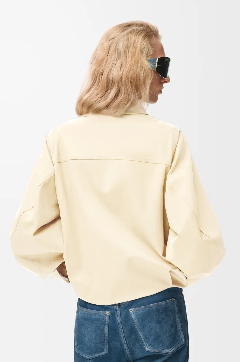 棉质和丝绸夹克