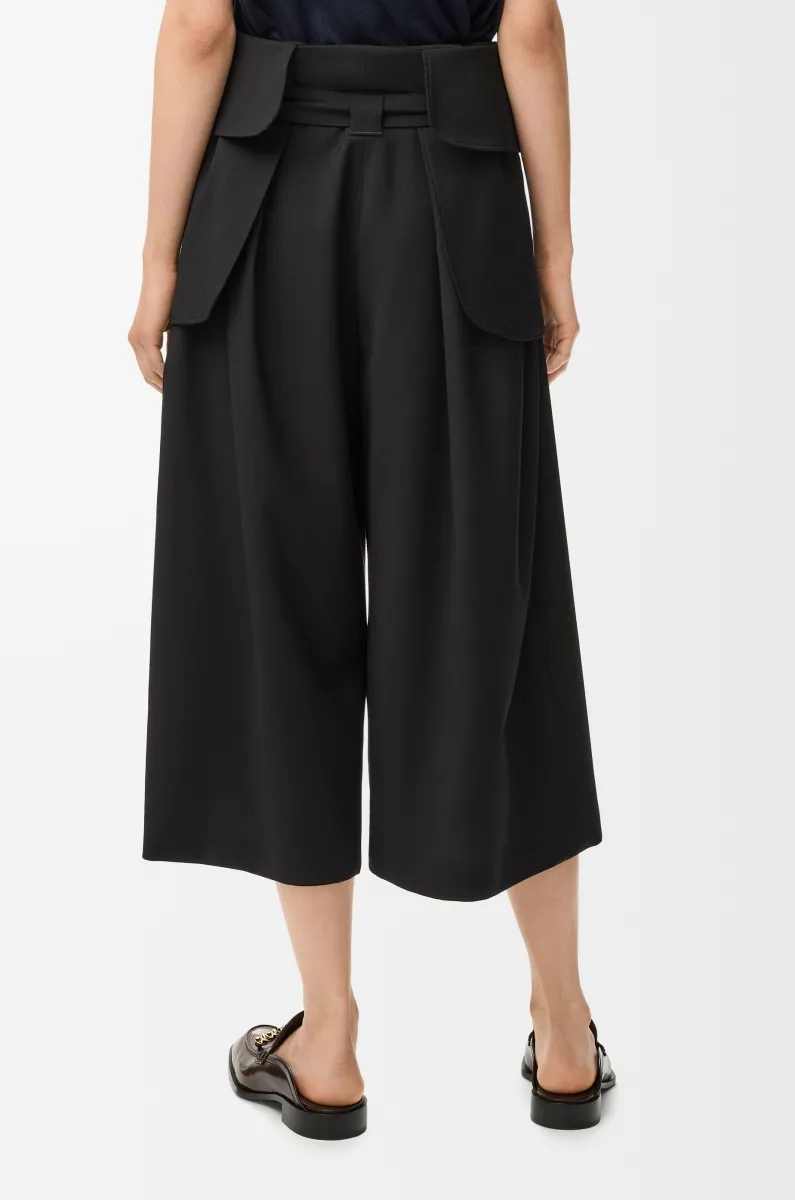 羊毛九分工装裤