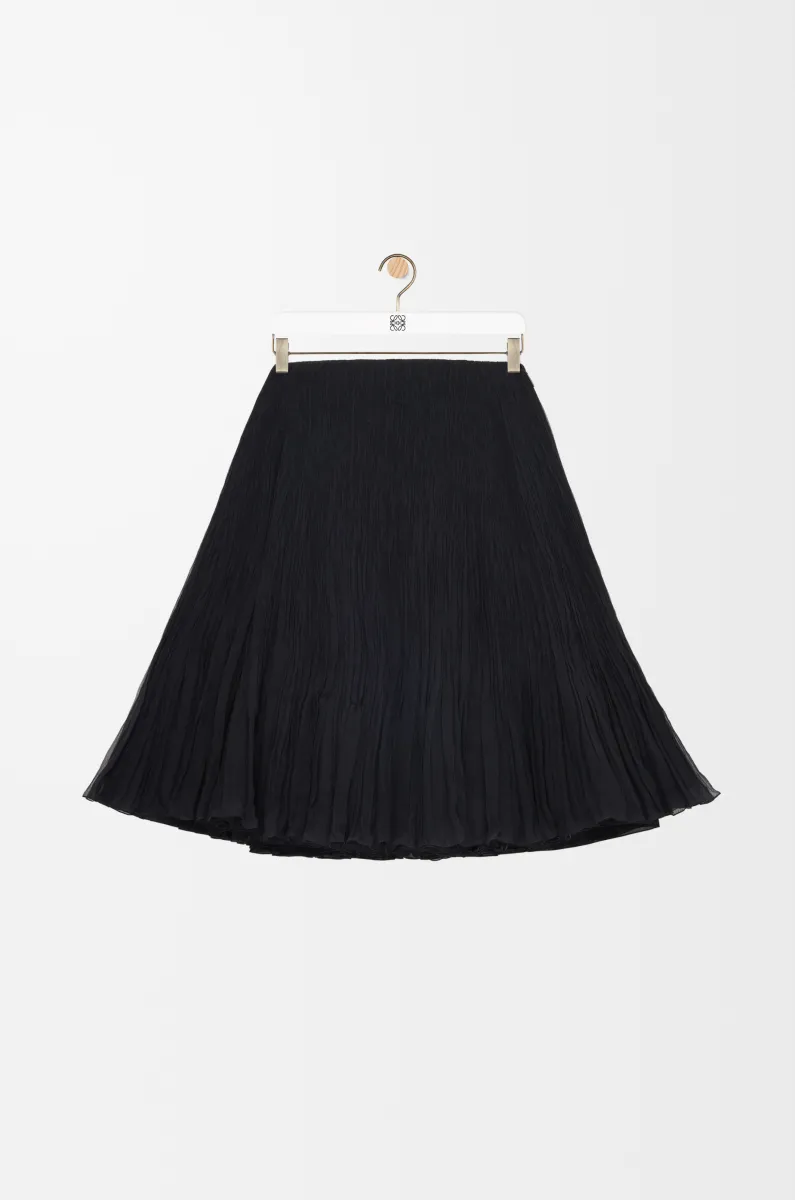 丝绸混纺半身裙