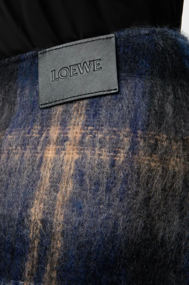 马海毛和羊毛混纺半身裙