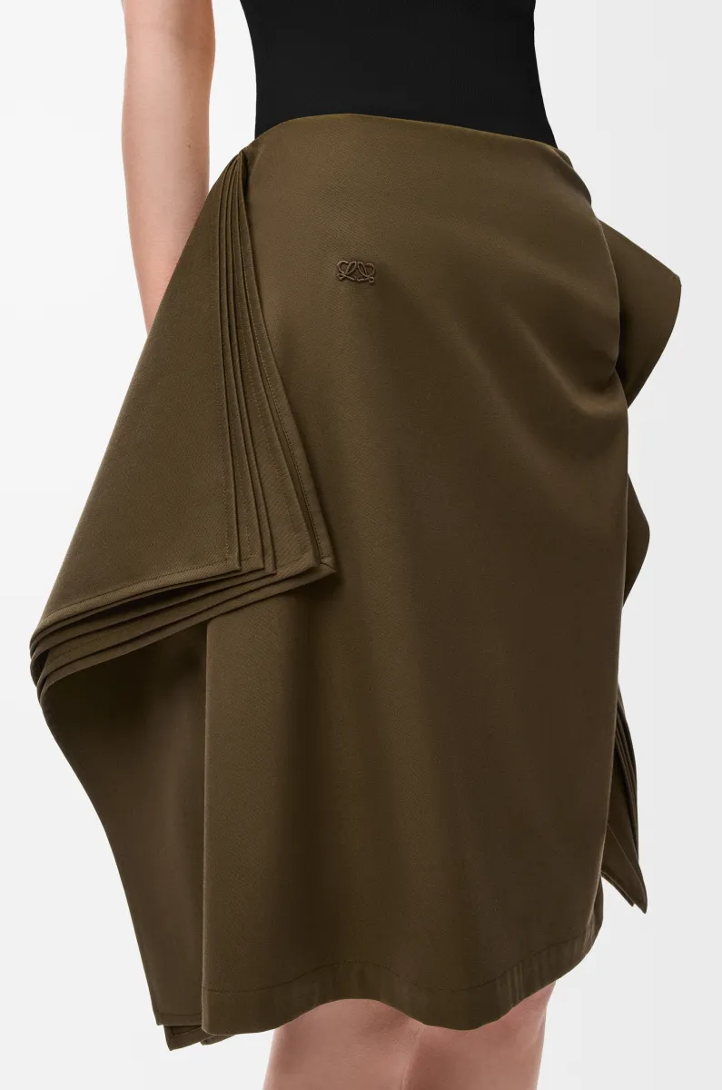 棉质丝绸半身裙