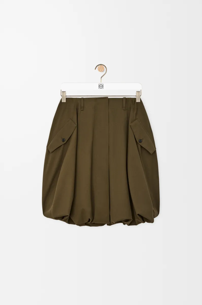 棉质丝绸半身裙