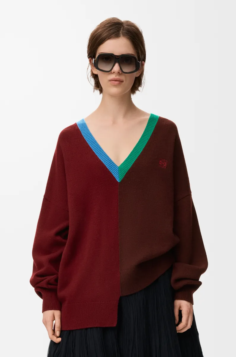 羊毛不对称毛衣