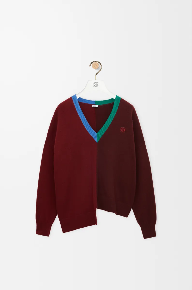 羊毛不对称毛衣