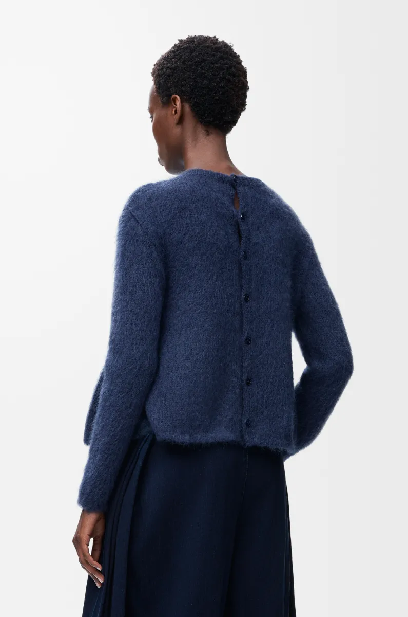 马海毛混纺开衫