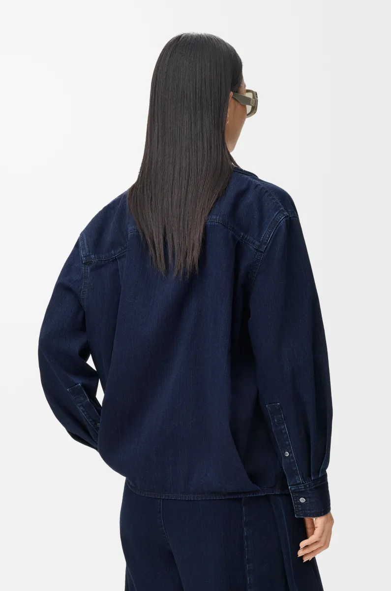 单宁布垂坠衬衫