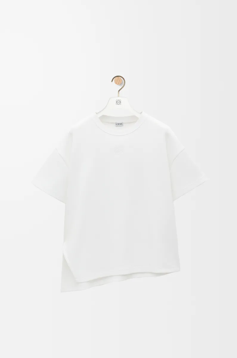 棉质混纺不对称T恤