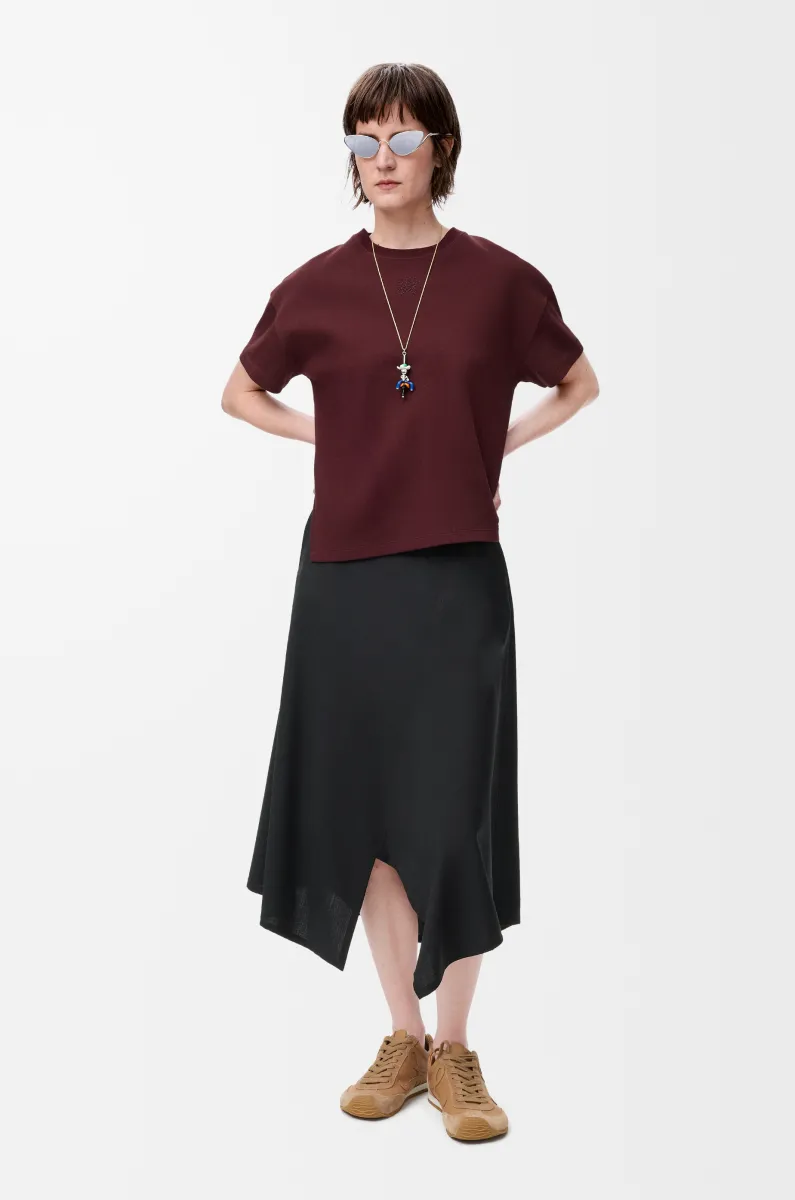 棉质混纺不对称T恤